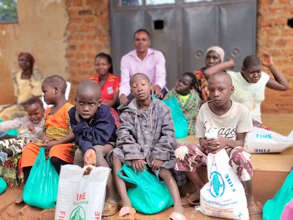 Child receiving care